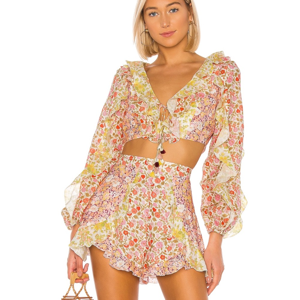 Zimmerman Goldie Frill Top and Shorts set